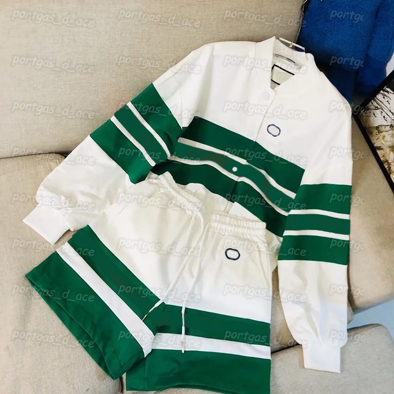 Tide Striped Womens Tracksuit Long Sleeve Baseball Jacket Shorts Set Zipper Design Jogging Running Outfits, White/green
Tide Striped Womens Tracksuit Long Sleeve Baseball Jacket Shorts Set Zipper Design Jogging Running Outfits, White/green
