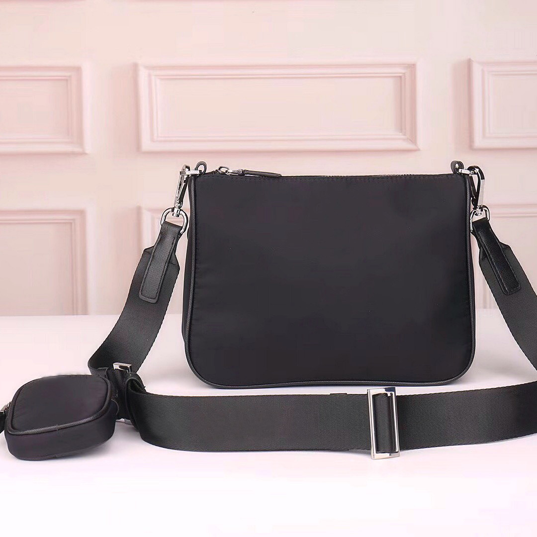 Wholesale Canvas cross Body twin set purse fashion messenger classic satchel waterproof canvas shoulder bag parachute fabric men