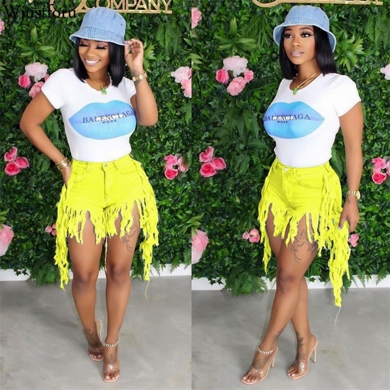 Wjustforu Drop Tassel Jeans Shorts For Women 6 Color Skinny Denim Shorts Female Classic Fashion Distressed Shorts Y200822, Yellow
Wjustforu Drop Tassel Jeans Shorts For Women 6 Color Skinny Denim Shorts Female Classic Fashion Distressed Shorts Y200822, Yellow