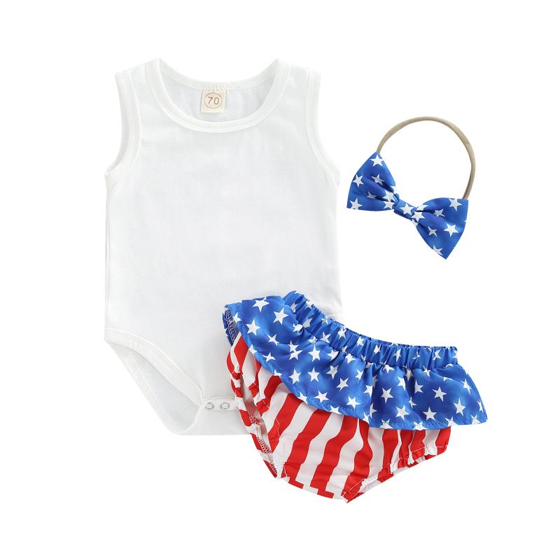 Clothing Sets Born Infant Baby Girl 3Pcs Independence Day Set Bodysuit Top Stars Printed Shorts 0-18MClothing, As pic
Clothing Sets Born Infant Baby Girl 3Pcs Independence Day Set Bodysuit Top Stars Printed Shorts 0-18MClothing, As pic