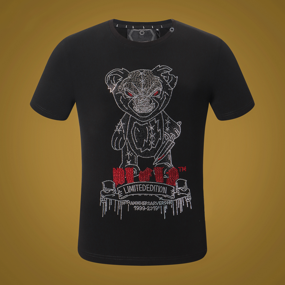 Plein-Brand T-shirt skulls Short-Sleeved Tees PP killer teddy bear Tops beach Summer Style Mens black pattern party T-Shirt
Plein-Brand T-shirt skulls Short-Sleeved Tees PP killer teddy bear Tops beach Summer Style Mens black pattern party T-Shirt