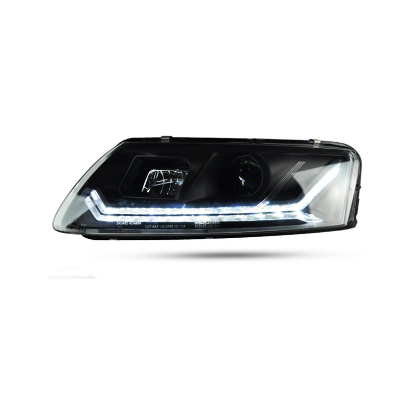 Car Headlamp For Audi A6 LED Headlight Assembly 2005-2012 Headlights A6L Running Light Start-up Head Light