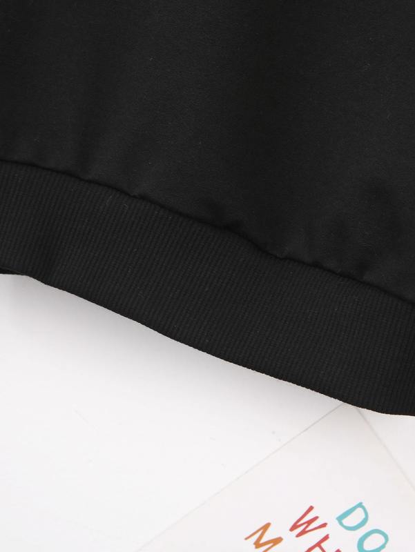 Toddler Boys Glasses And Letter Graphic Pullover SHE