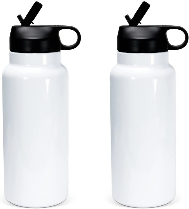 Sublimation Blank Tumbler 32 OZ White Vacuum Flask Stainless Steel Sports Wide Mouth Water Bottle with Straw and Portable Handle T0408
Sublimation Blank Tumbler 32 OZ White Vacuum Flask Stainless Steel Sports Wide Mouth Water Bottle with Straw and Portable Handle T0408