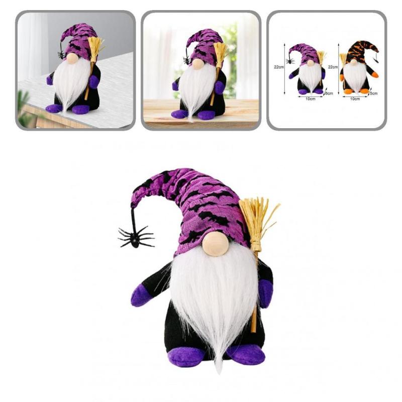 Party Decoration Decorative Unique Faceless Scary Halloween Gnome Doll Skin-friendly Broom Holiday Decor
Party Decoration Decorative Unique Faceless Scary Halloween Gnome Doll Skin-friendly Broom Holiday Decor