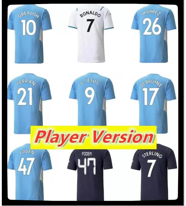 Player Version BERNARDO Soccer City 2021 2022 Home away 3rd Maillot Foot KUN AGUERO MAHREZ DE BRUYNE 21 22 STERLING Football shirt
Player Version BERNARDO Soccer City 2021 2022 Home away 3rd Maillot Foot KUN AGUERO MAHREZ DE BRUYNE 21 22 STERLING Football shirt