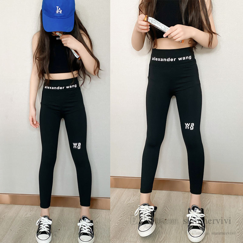 Fashion Big Girls letter leggings kids elastic high waist stretch shark trouser 2022 summer children sports casual tight mommy and me matching clothing Q5362, Black
Fashion Big Girls letter leggings kids elastic high waist stretch shark trouser 2022 summer children sports casual tight mommy and me matching clothing Q5362, Black