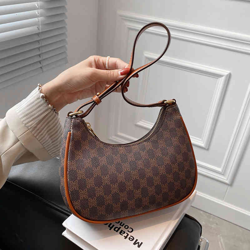 Burminsa Luxury Designer Half Moon Small Handbags for Women 2022 Trend Fashion Brand Vintage Plaid Print Underarm Shoulder Bags, Beige
Burminsa Luxury Designer Half Moon Small Handbags for Women 2022 Trend Fashion Brand Vintage Plaid Print Underarm Shoulder Bags, Beige