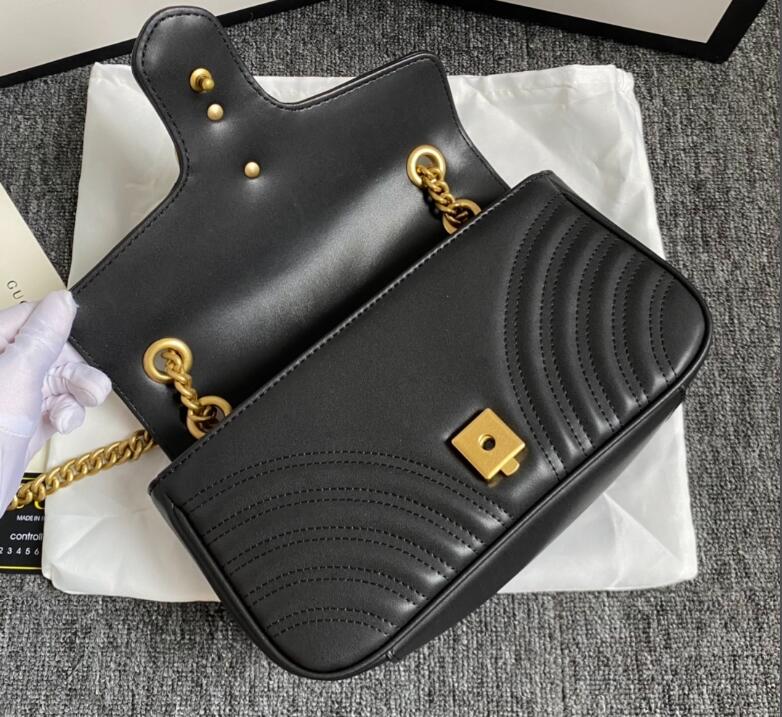 Top Quality Chain Shoulder Bags woman Fashion Classic Luxury Designer Handbags Lady Genuine Leather Banquet Black Messenger Crossbody Bag 26cm, White leather
Top Quality Chain Shoulder Bags woman Fashion Classic Luxury Designer Handbags Lady Genuine Leather Banquet Black Messenger Crossbody Bag 26cm, White leather