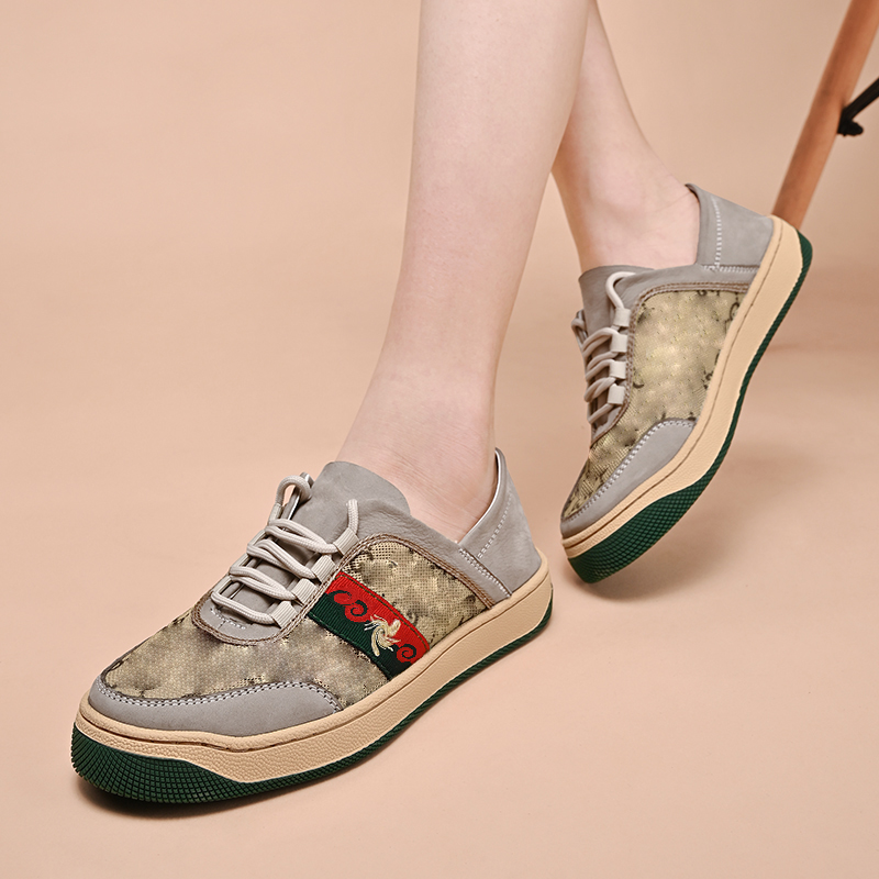 Couple Casual Sneakers Men and Women Shoes Faux Suede Stitching Mesh Breathable Classic Round Head Trend Letters Simple Fashion Flat Sneakers DP409, Clear
Couple Casual Sneakers Men and Women Shoes Faux Suede Stitching Mesh Breathable Classic Round Head Trend Letters Simple Fashion Flat Sneakers DP409, Clear