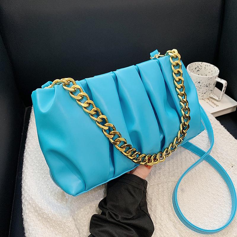 Evening Bags Leather Crossbody Bag Women Pleated Cloud Fashion Chain Armpit All-match Shoulder French Small Handbags Girl ToteEvening, Black
Evening Bags Leather Crossbody Bag Women Pleated Cloud Fashion Chain Armpit All-match Shoulder French Small Handbags Girl ToteEvening, Black