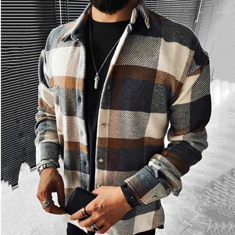 Men's Casual Shirts Mandylandy Shirt Plaid Pocket Long Sleeve Tops Fashion Loose Autumn Pockets Streetwear Outwear, Grey white
Men's Casual Shirts Mandylandy Shirt Plaid Pocket Long Sleeve Tops Fashion Loose Autumn Pockets Streetwear Outwear, Grey white