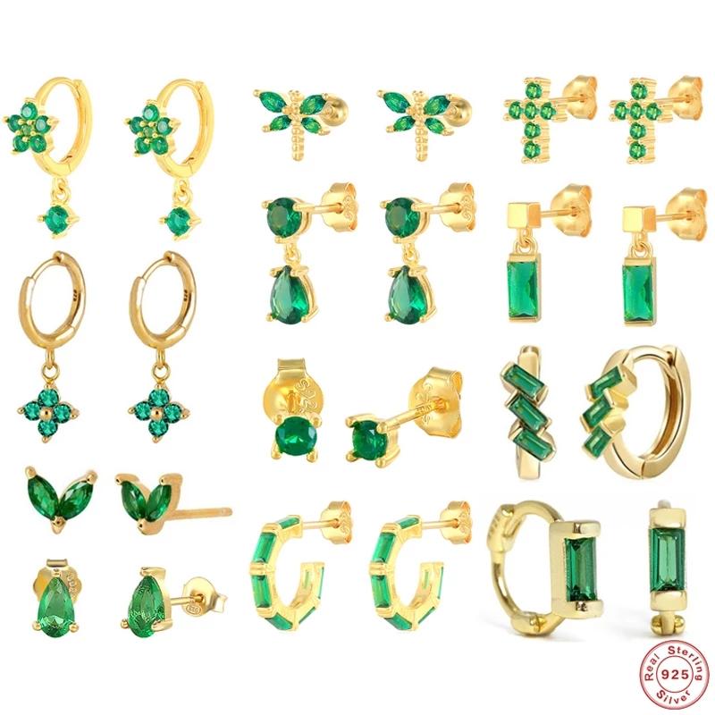 Hoop & Huggie Aide 925 Sterling Silver Green Rhinestone Series Earrings For Women Girls Zircon Heart Pendant Charm Circle Earring JewelryHoo
Hoop & Huggie Aide 925 Sterling Silver Green Rhinestone Series Earrings For Women Girls Zircon Heart Pendant Charm Circle Earring JewelryHoo