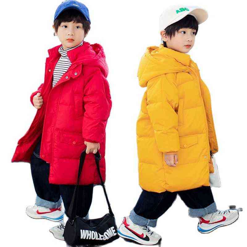 Winter Teen Boys Girls White Duck Down Jackets Fashion Solid Hooded Warm Overcoats Young Children Thickened Long Parka Jackets J220718, Long black
Winter Teen Boys Girls White Duck Down Jackets Fashion Solid Hooded Warm Overcoats Young Children Thickened Long Parka Jackets J220718, Long black