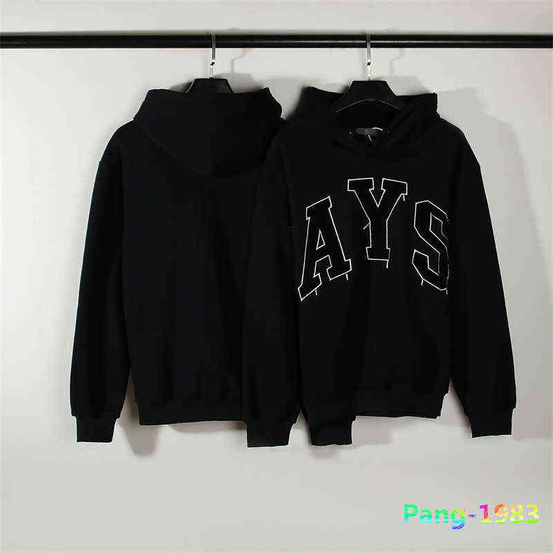 2022 Flocking Embroidery Askyurself Hoodie Men Women Large ASK Pullovers Retro Wash Fleece Cloth Thickening Sweatshirts T220726, Black
2022 Flocking Embroidery Askyurself Hoodie Men Women Large ASK Pullovers Retro Wash Fleece Cloth Thickening Sweatshirts T220726, Black