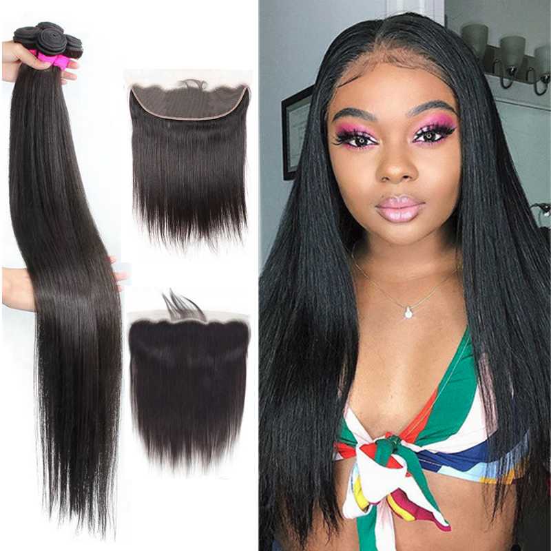 Human Hair Bulks Aprilvenn 26 28 Inch Brazilian Straight Weave Bundles With Closure 13x4 Lace Frontal 3 4 Remy HairHuman
Human Hair Bulks Aprilvenn 26 28 Inch Brazilian Straight Weave Bundles With Closure 13x4 Lace Frontal 3 4 Remy HairHuman
