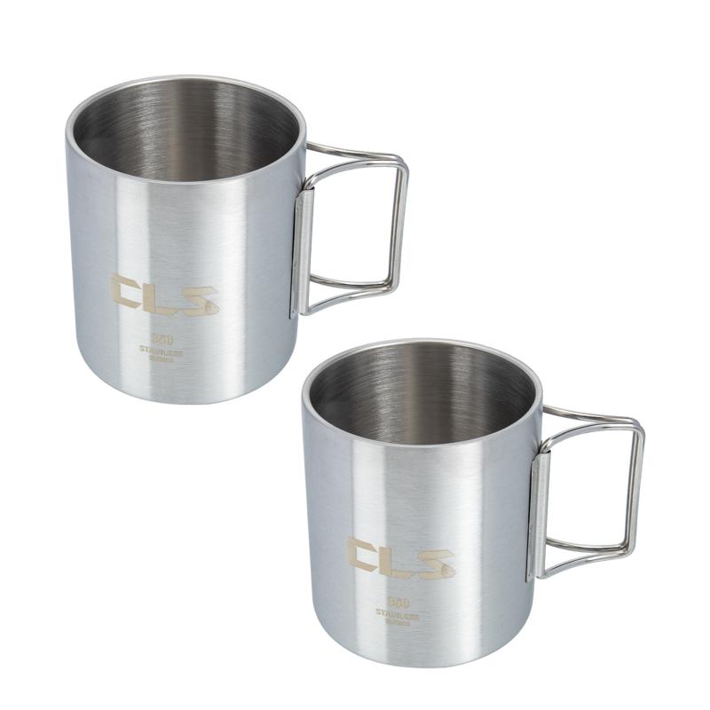 Mugs 2Pcs Stainless Steel Cups Outdoor Camping Drinking Double Layer Coffee Cup, Silver
Mugs 2Pcs Stainless Steel Cups Outdoor Camping Drinking Double Layer Coffee Cup, Silver
