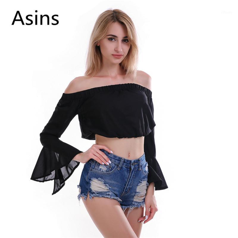 Women' Blouses & Shirts Asins Womens Tops And 2022 Summer Women Casual Fashion Slash Neck Flare Sleeve Backless Sexy Short, Black
Women' Blouses & Shirts Asins Womens Tops And 2022 Summer Women Casual Fashion Slash Neck Flare Sleeve Backless Sexy Short, Black