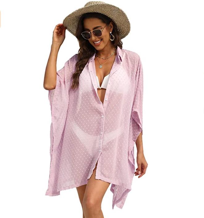 Women' Swimwear Women Loose Long Tees Button Chiffon Swimsuit Beach Smock Holiday Asymmetric Cover Ups For WomenWomen, 01
Women' Swimwear Women Loose Long Tees Button Chiffon Swimsuit Beach Smock Holiday Asymmetric Cover Ups For WomenWomen, 01