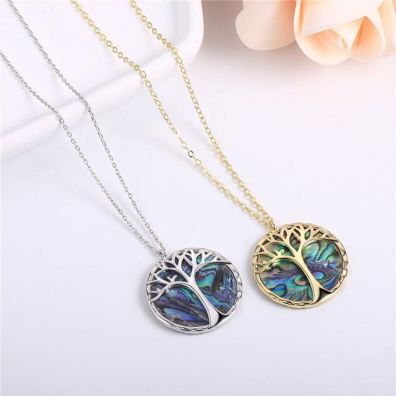 Pendant Necklaces Classic Shell Tree Of Life Necklace Fashion Women Gold Sliver Color Chain For Girls Jewelry Gifts
Pendant Necklaces Classic Shell Tree Of Life Necklace Fashion Women Gold Sliver Color Chain For Girls Jewelry Gifts