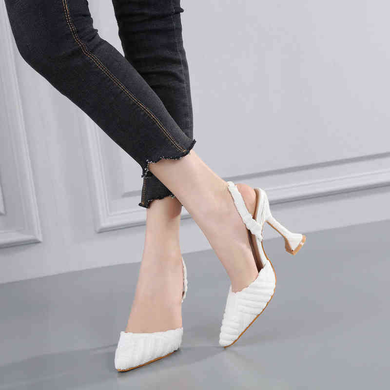Women Sandals Dress Shoes High Heels Slippers Designer 2022 Simple Pointed Thick Heeled Green Pumps Lady 220606 220512
Women Sandals Dress Shoes High Heels Slippers Designer 2022 Simple Pointed Thick Heeled Green Pumps Lady 220606 220512