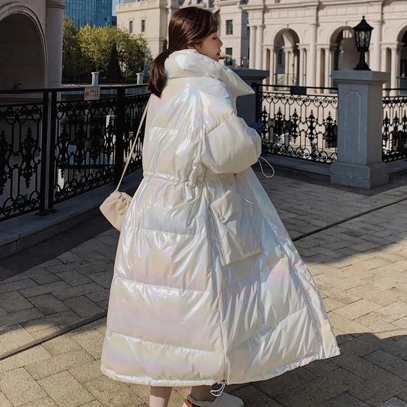 Women' Down & Parkas Women Colorful Coat White Winter Fasion Loose Bright Draw String Jacket Waisted Cotton Padded Big Pocket Jackets Luci2
Women' Down & Parkas Women Colorful Coat White Winter Fasion Loose Bright Draw String Jacket Waisted Cotton Padded Big Pocket Jackets Luci2