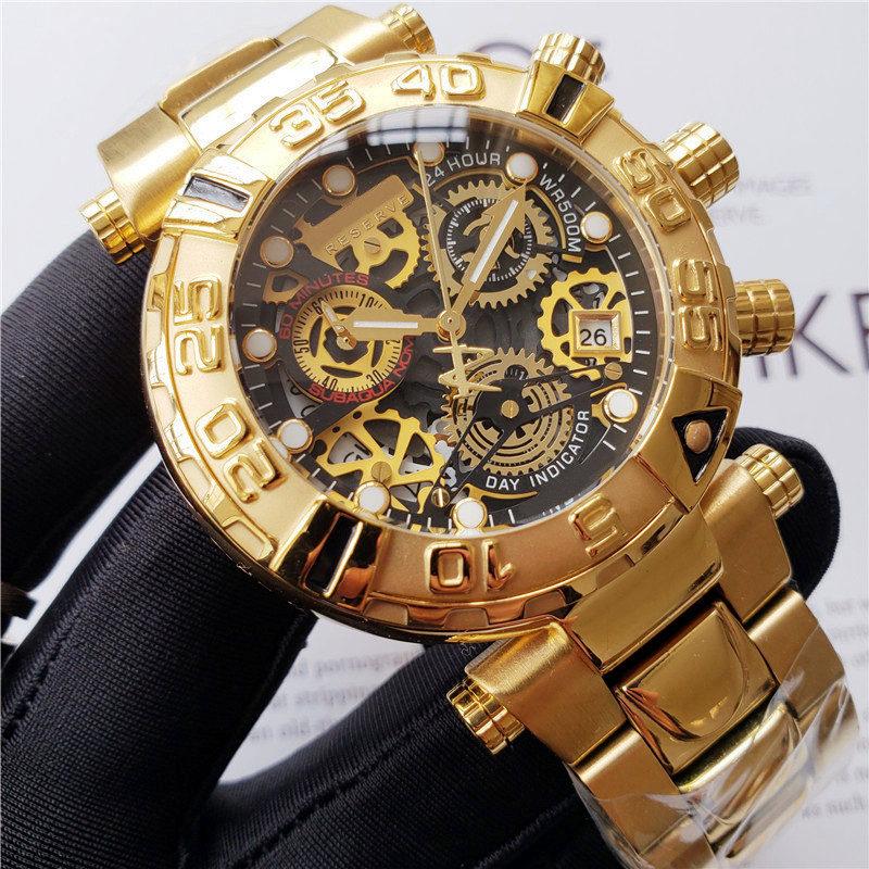 Wristwatches Invincible Subaqua Mens Watch Quartz Stainless Steel Luxury Chronograph Undefeated Invicto Reloj De Hombre DropWristwatches, Ivt260d-2
Wristwatches Invincible Subaqua Mens Watch Quartz Stainless Steel Luxury Chronograph Undefeated Invicto Reloj De Hombre DropWristwatches, Ivt260d-2