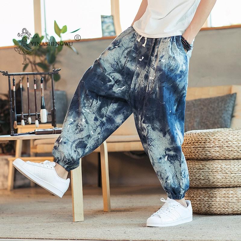 Ethnic Clothing Japanese Print Harem Pants Embroidered Kimonos Harajuku Yukata Beam Feet Men Asian Japan Traditional Cropped Male CostumeEth
Ethnic Clothing Japanese Print Harem Pants Embroidered Kimonos Harajuku Yukata Beam Feet Men Asian Japan Traditional Cropped Male CostumeEth