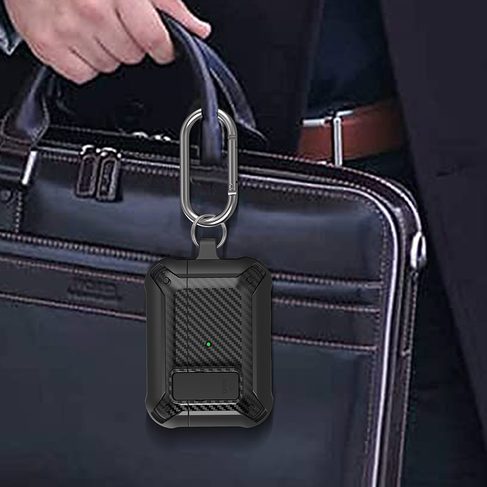 Headphone Tips Switch Cover For Airpods Pro Case TPU PC Protective 3 2 Earphone Accessories Carbon fiber Pattern9906801