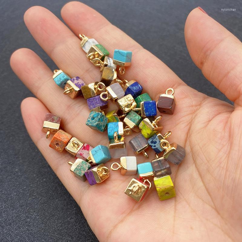 Charms Wholesale Multicolor Square Shape Pendant Natural Stone For Jewelry Making DIY Handmade Accessories Beaded Decoration FashionCharms
Charms Wholesale Multicolor Square Shape Pendant Natural Stone For Jewelry Making DIY Handmade Accessories Beaded Decoration FashionCharms