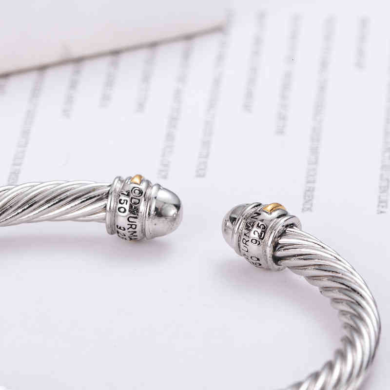 Bangle Jewelry Mens Dy Trend Bracelet Gold Charm Designer Women Platinum Twisted Wire Bracelets Hot Round Plated Head Hemp Fashion Versatile
Bangle Jewelry Mens Dy Trend Bracelet Gold Charm Designer Women Platinum Twisted Wire Bracelets Hot Round Plated Head Hemp Fashion Versatile