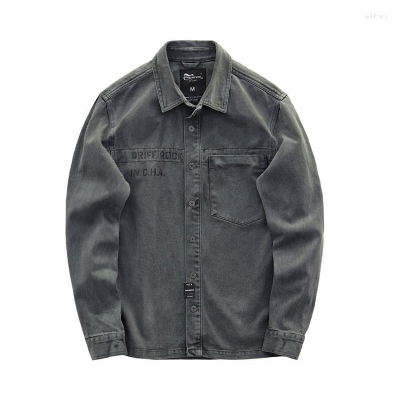 Men's Dress Shirts American Style Denim Shirt Cargo Tooling Men's Retro Cotton Loose Long Sleeve Fashion Large Size Coat Casual TopMen's, Gray
Men's Dress Shirts American Style Denim Shirt Cargo Tooling Men's Retro Cotton Loose Long Sleeve Fashion Large Size Coat Casual TopMen's, Gray