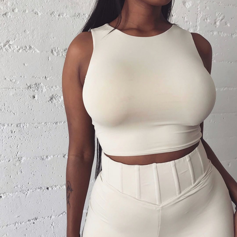 Summer white crop tops women sexy tank for vintage cute woman top pink s clothing 220316