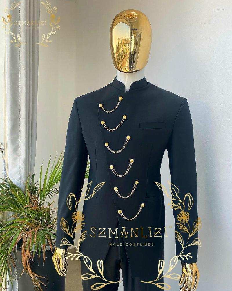 Men's Suits & Blazers Latest Design Black For Men Groom Tuxedo Party Suit Stand Collar Slim Fit Wedding Man BlazerMen's Men'sMen's
Men's Suits & Blazers Latest Design Black For Men Groom Tuxedo Party Suit Stand Collar Slim Fit Wedding Man BlazerMen's Men'sMen's