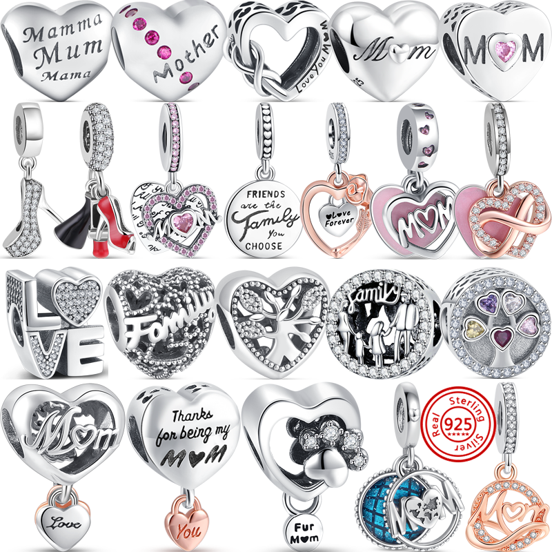 925 Silver Fit Pandora Charm 925 Bracelet Wife My Angel Sweet Love Heart charms set Pendant DIY Fine Beads Jewelry
925 Silver Fit Pandora Charm 925 Bracelet Wife My Angel Sweet Love Heart charms set Pendant DIY Fine Beads Jewelry