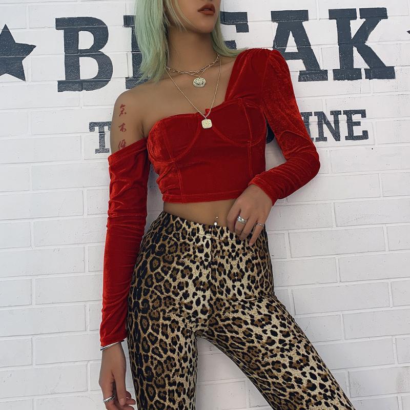 Women' T-Shirt T-Shirts Women Street Style Sexy Navel Exposed Solid Shirts Square Collar Long Sleeve Tops For Elegant, Red
Women' T-Shirt T-Shirts Women Street Style Sexy Navel Exposed Solid Shirts Square Collar Long Sleeve Tops For Elegant, Red