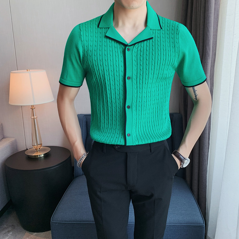 Quality Summer Fashion Single Breasted Short Sleeve Knitted Casual Polo Shirts For Men Clothing 2022 Slim Fit Tee Shirt Homme, Black
Quality Summer Fashion Single Breasted Short Sleeve Knitted Casual Polo Shirts For Men Clothing 2022 Slim Fit Tee Shirt Homme, Black