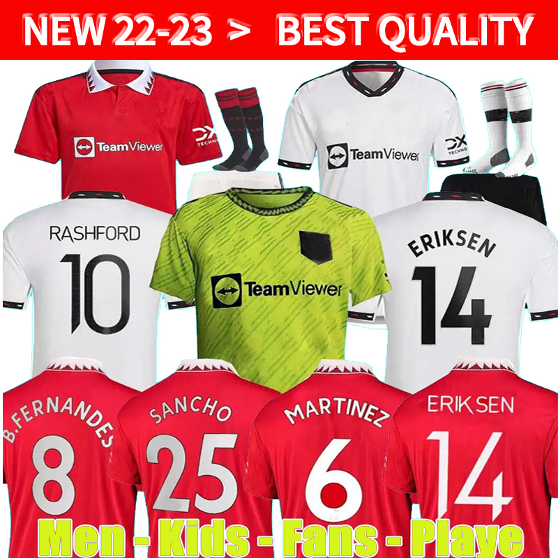 SANCHO RASHFORD soccer jersey 22 23 SHAW POGBA 2022 2023 fans player version MANS UTD MARTIAL B. FERNANDES MANCHESTERS ERIKSEN football shirt men kids kit uniforms, 2223 home
SANCHO RASHFORD soccer jersey 22 23 SHAW POGBA 2022 2023 fans player version MANS UTD MARTIAL B. FERNANDES MANCHESTERS ERIKSEN football shirt men kids kit uniforms, 2223 home