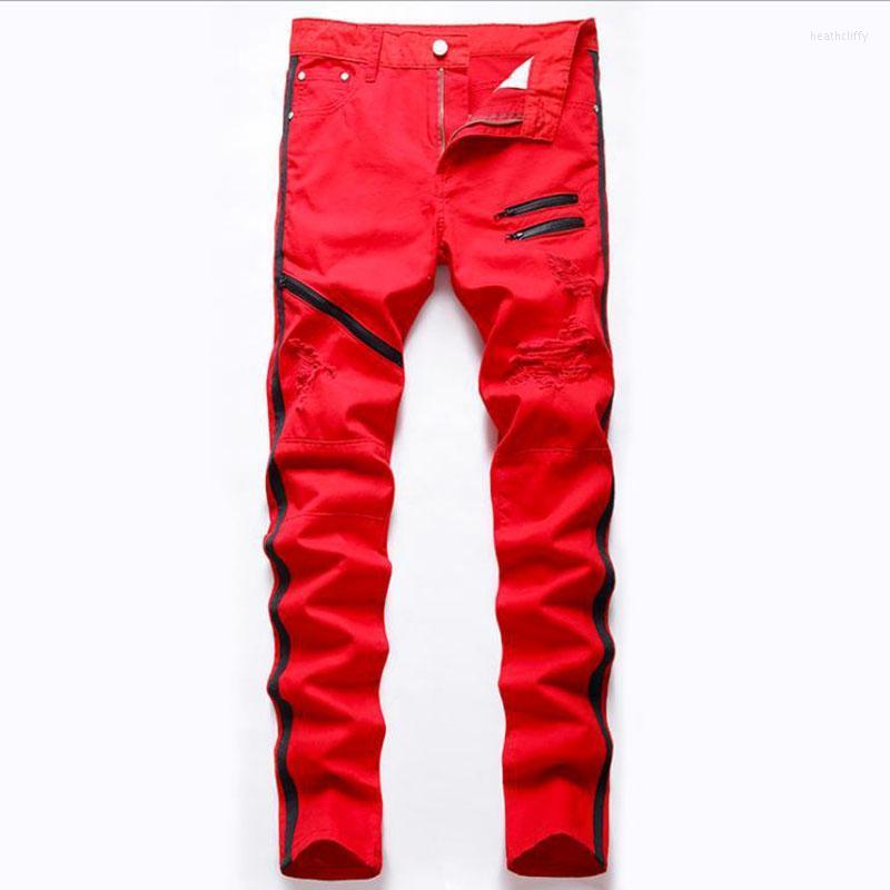 Men's Jeans High Street Mens Straight Hole Ripped Distressed Denim Pants Men Fashion Hip Hop Zipper Designer White Red Cotton JeansMen's Hea, Red222
Men's Jeans High Street Mens Straight Hole Ripped Distressed Denim Pants Men Fashion Hip Hop Zipper Designer White Red Cotton JeansMen's Hea, Red222