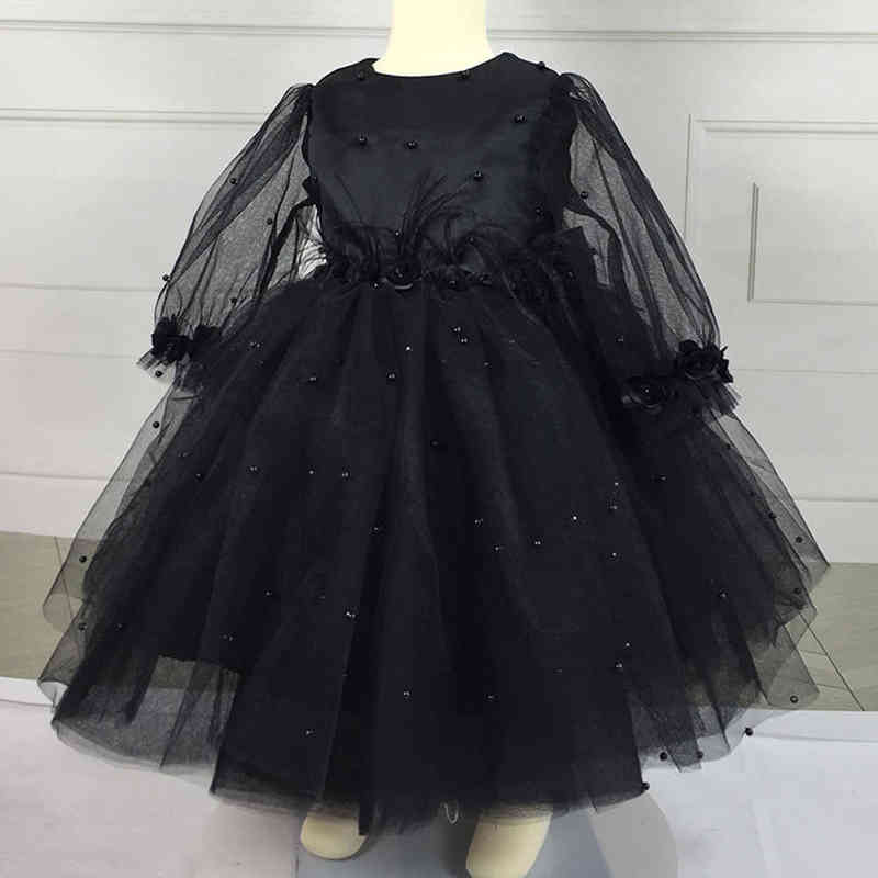 Big Bow Lace Kids Party Dresses for Girls Children Baby Boutique Clothing Birthday Wedding Princess Dress Formal Evening Gown Y220510