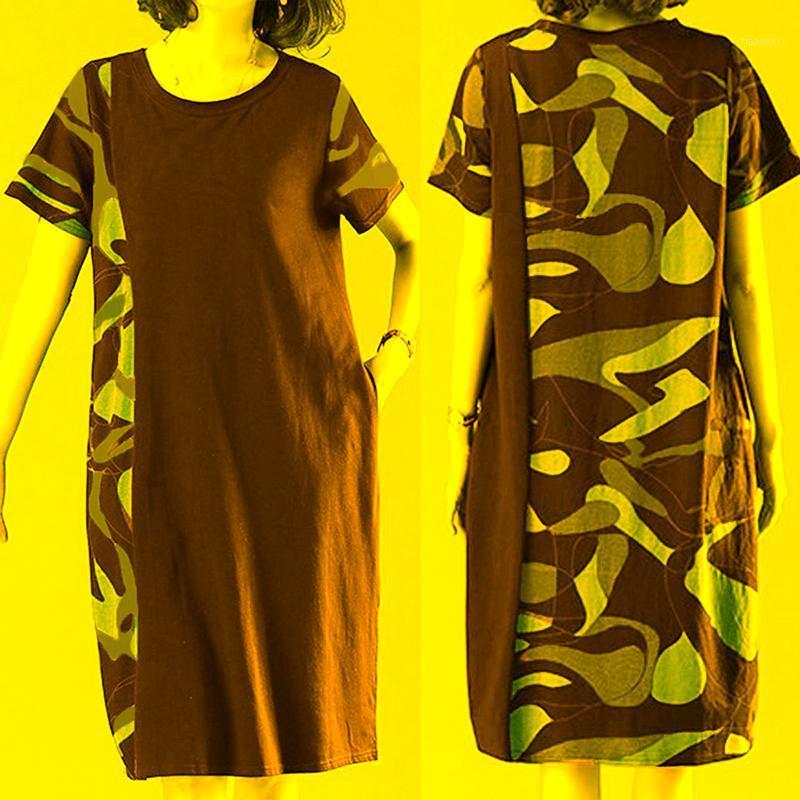 Casual Dresses Camouflage Print Summer Dress For Women Vintage Retro Patchwork Round Neck Mini With Pockets Woman Beach Robes Vestidos, Army green
Casual Dresses Camouflage Print Summer Dress For Women Vintage Retro Patchwork Round Neck Mini With Pockets Woman Beach Robes Vestidos, Army green