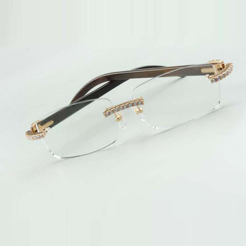 endlesses buffs dias sunglasses frames 3524012 with natural hybrid buffalo horns legs and 56mm lens