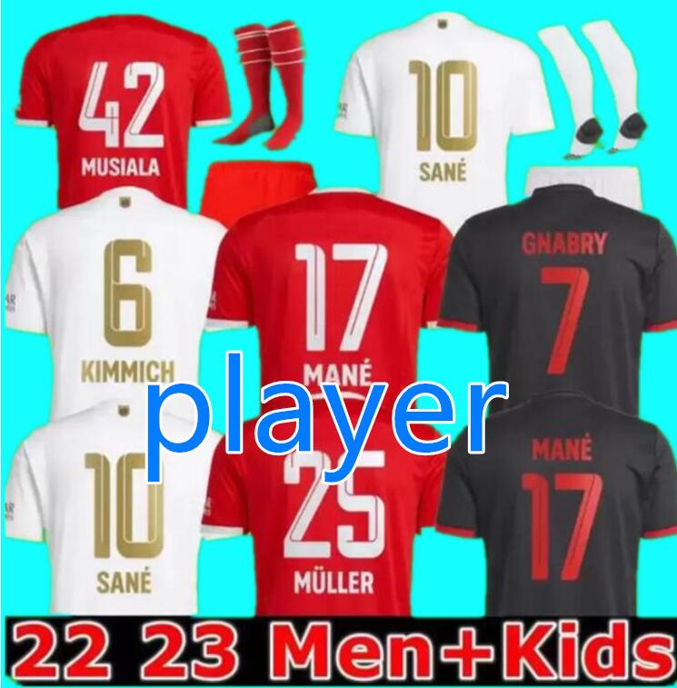 22 23 soccer jerseys ANE BAYERN MUNICH LEWANDOWSKI Mens short sleeve GRAVENBERCH Mazraoui MULLER DAVIES KIMMICH football TOP shirts Men Kids kit COMAN
22 23 soccer jerseys ANE BAYERN MUNICH LEWANDOWSKI Mens short sleeve GRAVENBERCH Mazraoui MULLER DAVIES KIMMICH football TOP shirts Men Kids kit COMAN