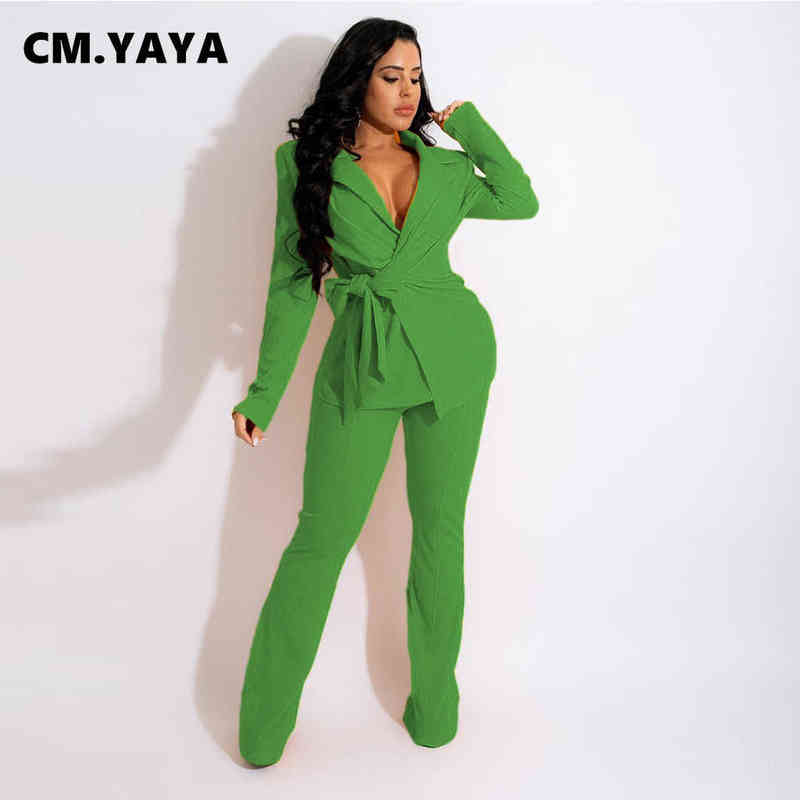 Cm Yaya Elegant Women Tracksuit Sharpen Up Blazers And Straight Wide Blowjob Pants Suit Office Lady Matching Two 2 Piece Set Outfit J220813, Black
Cm Yaya Elegant Women Tracksuit Sharpen Up Blazers And Straight Wide Blowjob Pants Suit Office Lady Matching Two 2 Piece Set Outfit J220813, Black