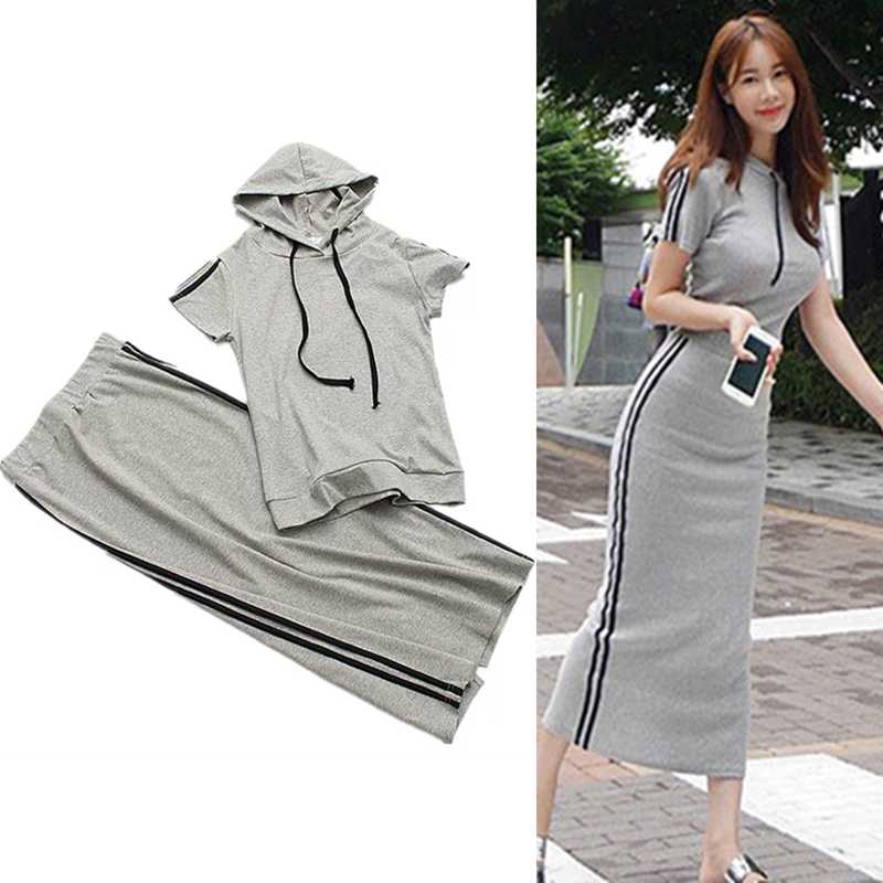 Work Dresses Women Fashion Streetwear Tracksuit Short Sleeve Hoodies Top + Back Split Pencil Skirt Summer 2pcs Sets, Black
Work Dresses Women Fashion Streetwear Tracksuit Short Sleeve Hoodies Top + Back Split Pencil Skirt Summer 2pcs Sets, Black