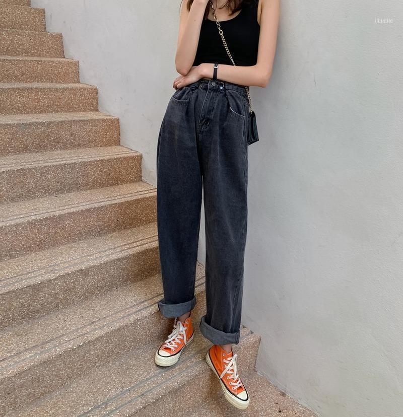 Women' Jeans Women For Fashion Straight Loose Boyfriend Chic Full Length High Waist Casual Cotton Jean Female Denim Pants WJ125, Black
Women' Jeans Women For Fashion Straight Loose Boyfriend Chic Full Length High Waist Casual Cotton Jean Female Denim Pants WJ125, Black