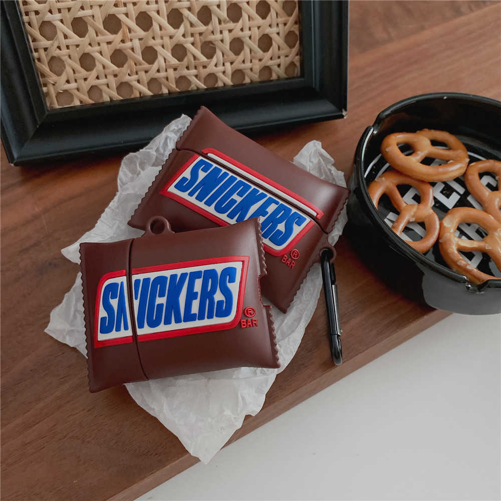 Luxury Chocolate packaging Snickers Bluetooth earphone Phone Case for Airpods Pro 3 2 1 Cover for apple air pods Snack headset
Luxury Chocolate packaging Snickers Bluetooth earphone Phone Case for Airpods Pro 3 2 1 Cover for apple air pods Snack headset