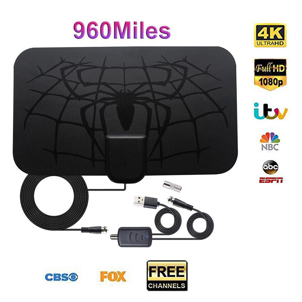 TV Antenna 4K 8K 25DB High Gain HD TV DTV Box Digital EU Plug 3000 Miles Booster Active Indoor Aerial Flat Design
TV Antenna 4K 8K 25DB High Gain HD TV DTV Box Digital EU Plug 3000 Miles Booster Active Indoor Aerial Flat Design