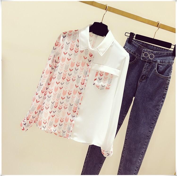 Women' Blouses & Shirts Women Solid Print Long Sleeved Basic Button Office Lady Blouse Shirt White Autumn Fashion Female Loose Street, 16568-27
Women' Blouses & Shirts Women Solid Print Long Sleeved Basic Button Office Lady Blouse Shirt White Autumn Fashion Female Loose Street, 16568-27