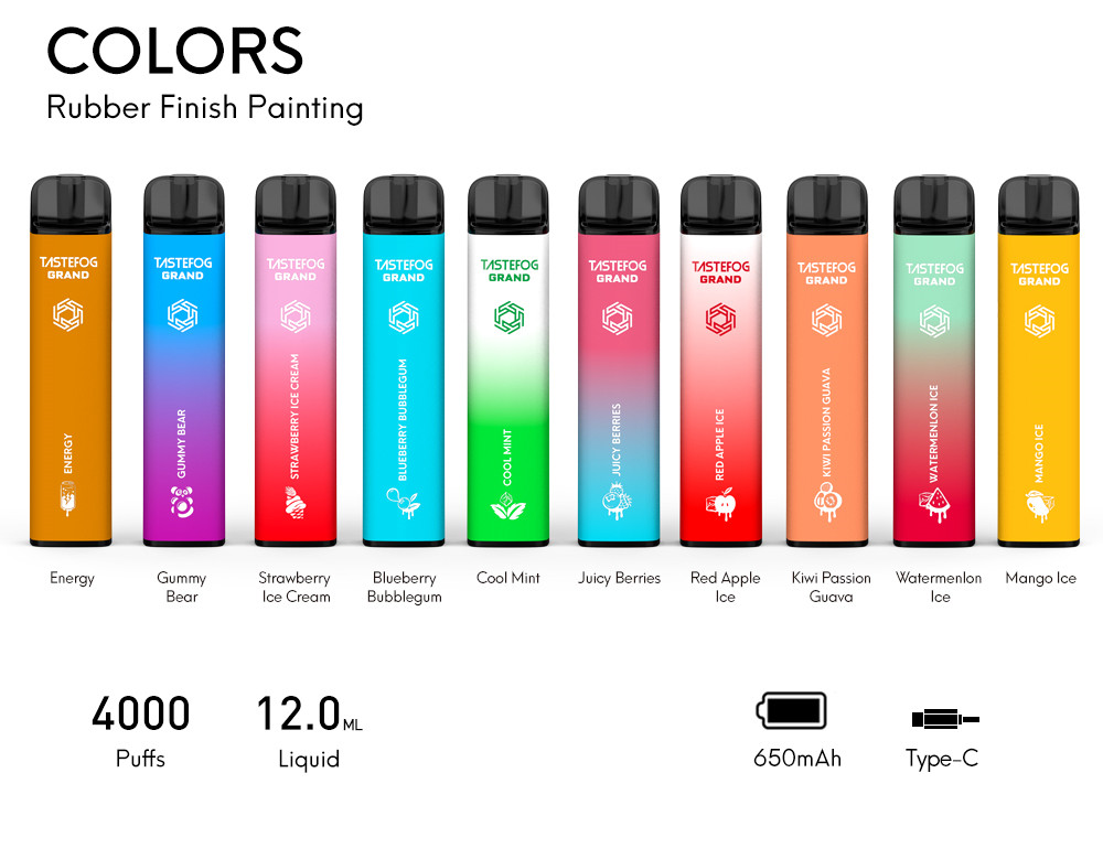 JC Tastefog GRAND Shenzhen Manufacturer Direct Sales 4000Puff 2022 New Arrival Hot Selling in Europe Electronic Cigarette Rechargeable Disposable Pen Vape
JC Tastefog GRAND Shenzhen Manufacturer Direct Sales 4000Puff 2022 New Arrival Hot Selling in Europe Electronic Cigarette Rechargeable Disposable Pen Vape